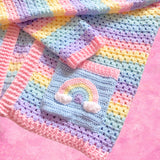 Ultra Pastel Rainbow Striped Cardigan