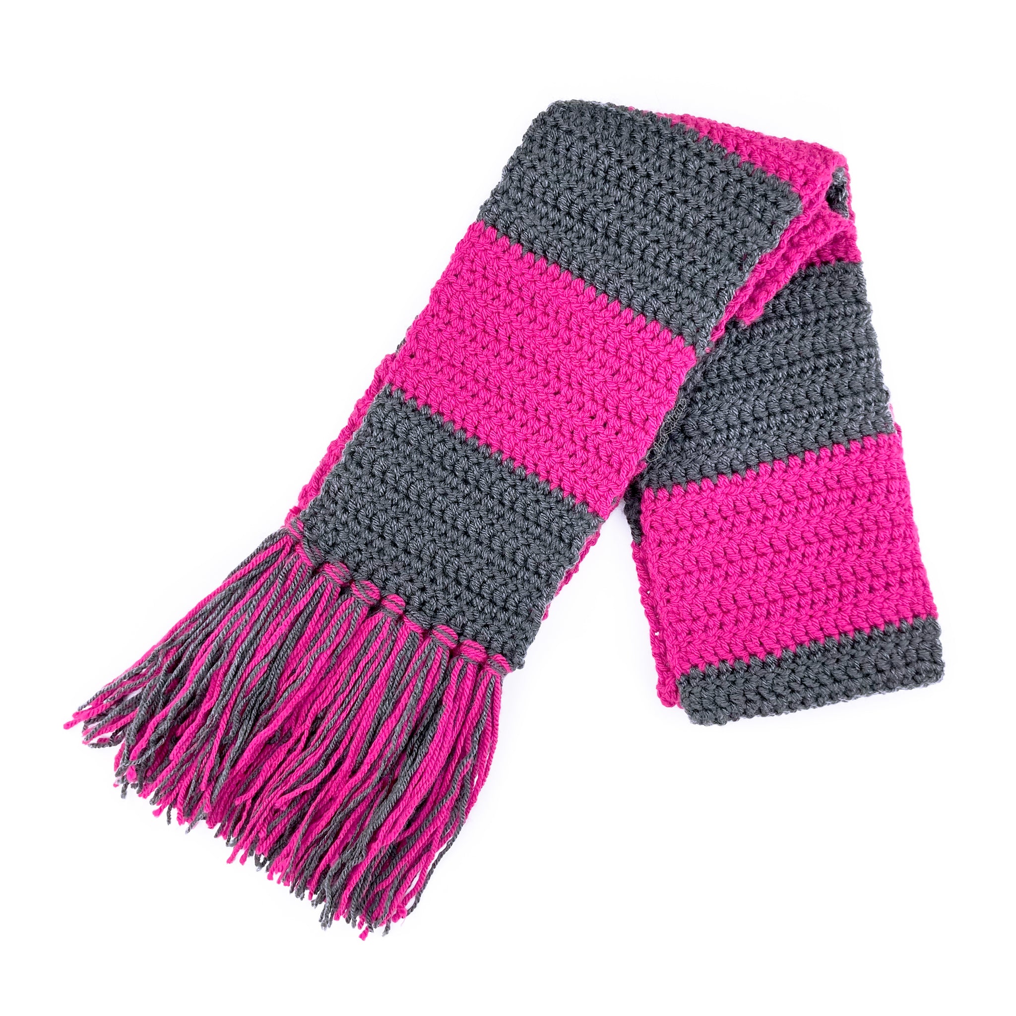 Striped Crochet Scarf - Handmade Winter Wear - Fashion Accessories hotsell - Scarf and Hat Set